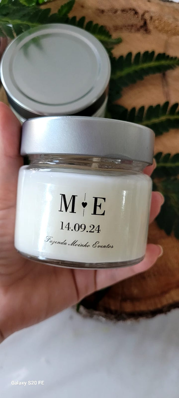 Vela Aromática 150 ml Pianizza Personalizada